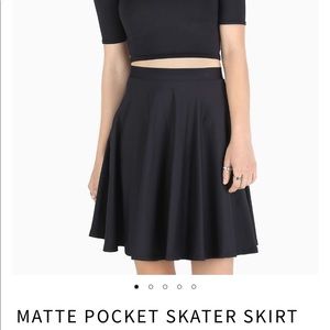 Blackmilk skater skirt with pockets size M